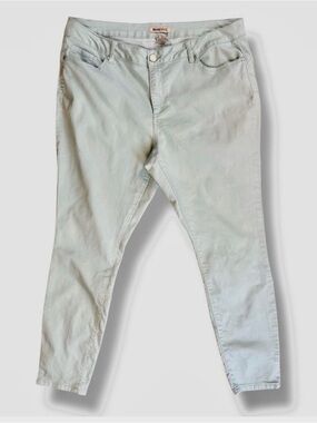 Blue Spice Mint Green Skinny Jeans Size 18 Plus